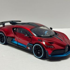 1:18 Bugatti Divo Metal Diecast With LED headlight & Taillight Red